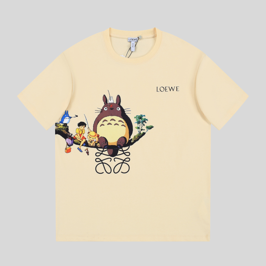 T-shirt Totoro Graphic - Beige