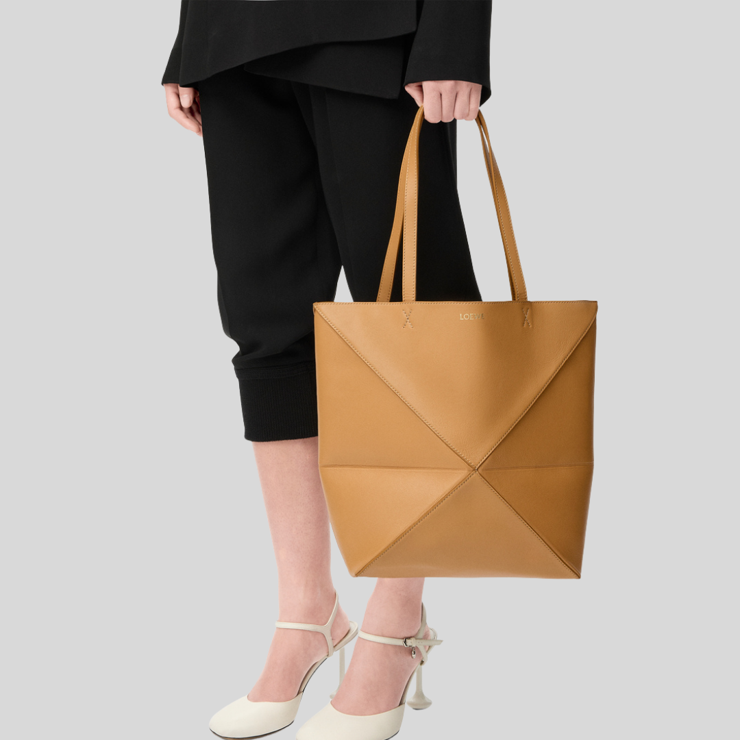 Medium Puzzle Fold Tote - Warm Desert