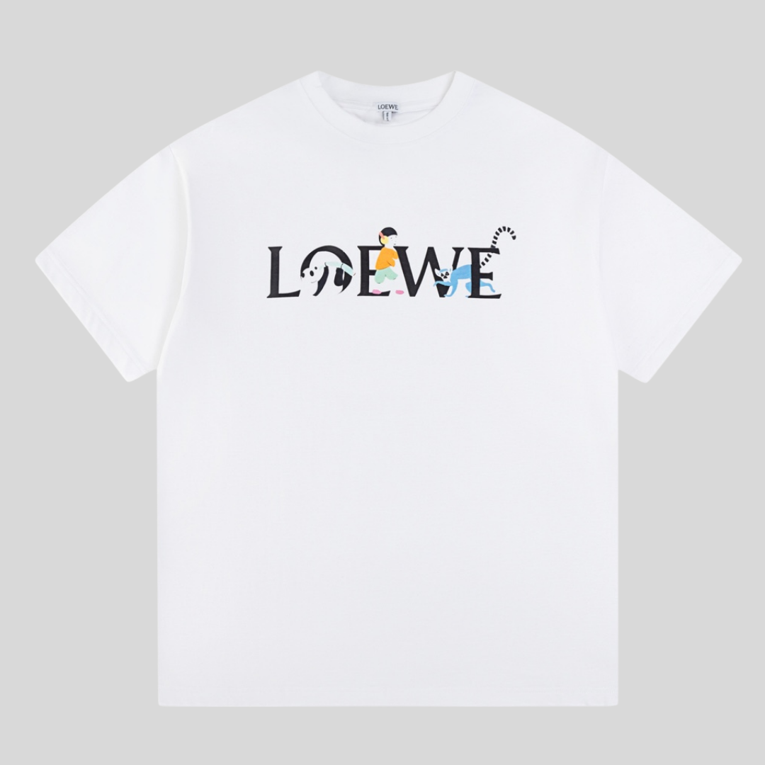 T-shirt Animated Logo- White