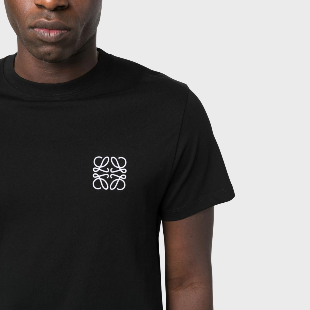 T-shirt Embroidered  - Black