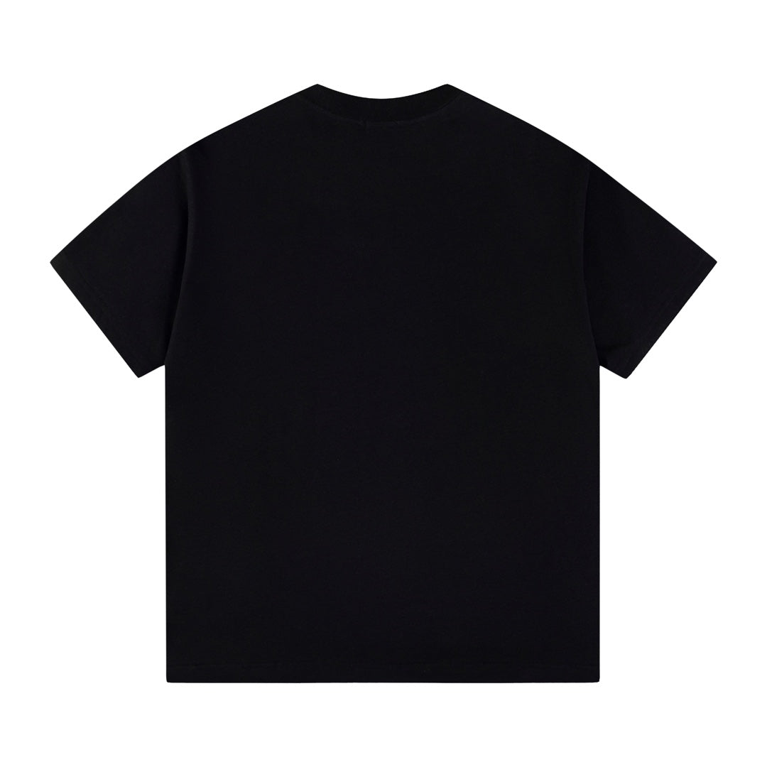T-shirt Embroidered Logo - Black