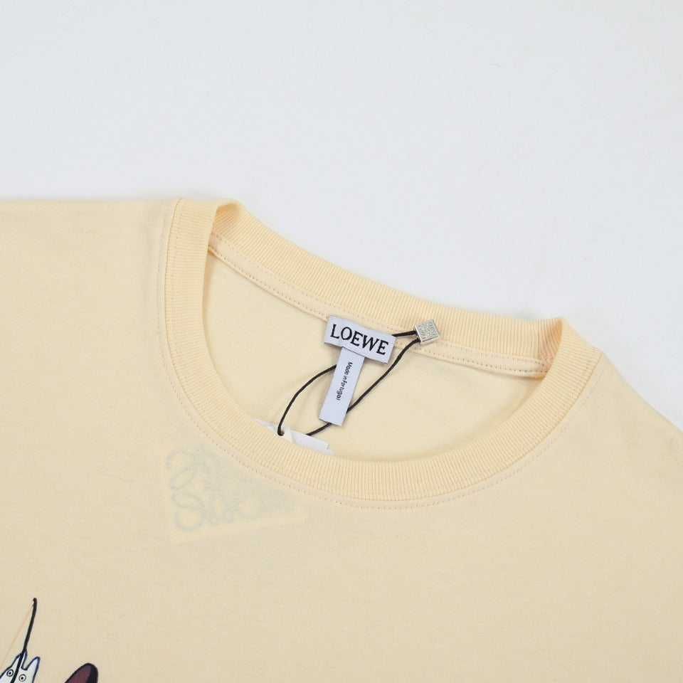T-shirt Totoro Graphic - Beige