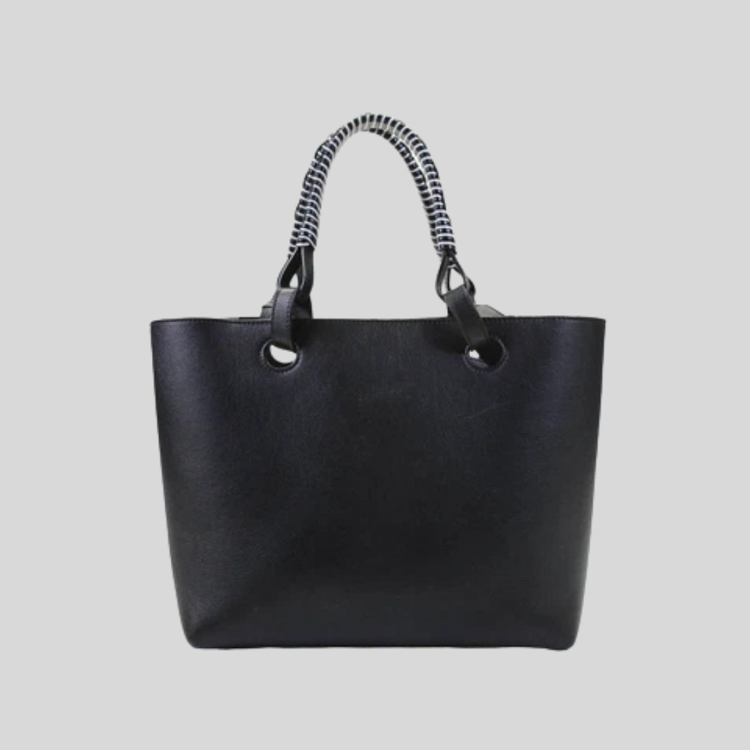 Tote Bag Handbag Anagram - Black
