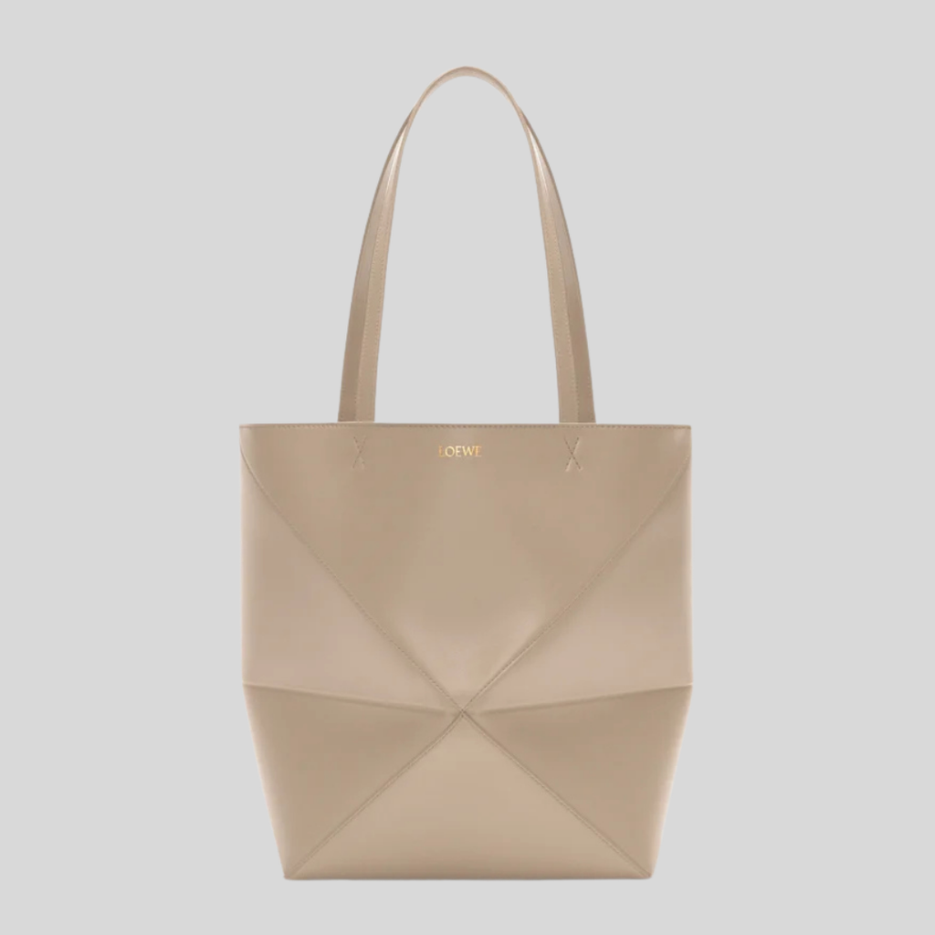 Medium Puzzle Fold Tote - Sand