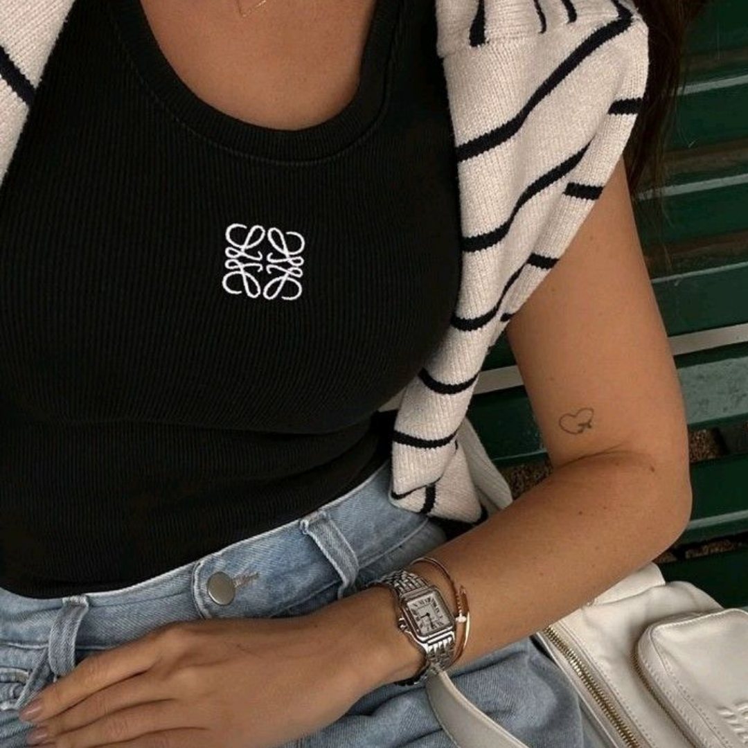 Tank Anagram Icon - Black