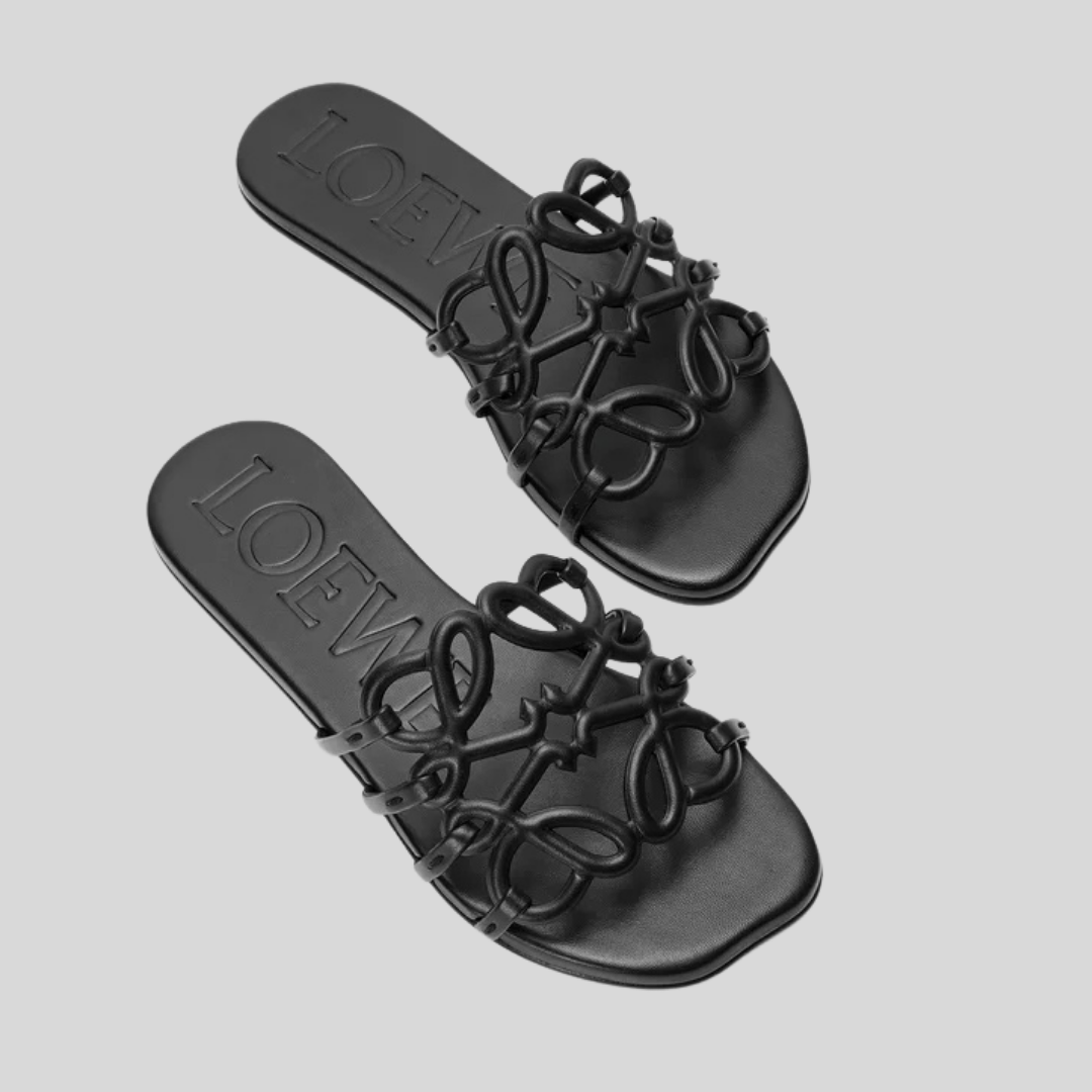 Slide Petal Anagram - Black