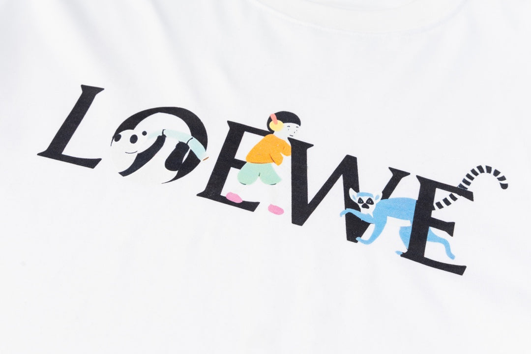 T-shirt Animated Logo- White