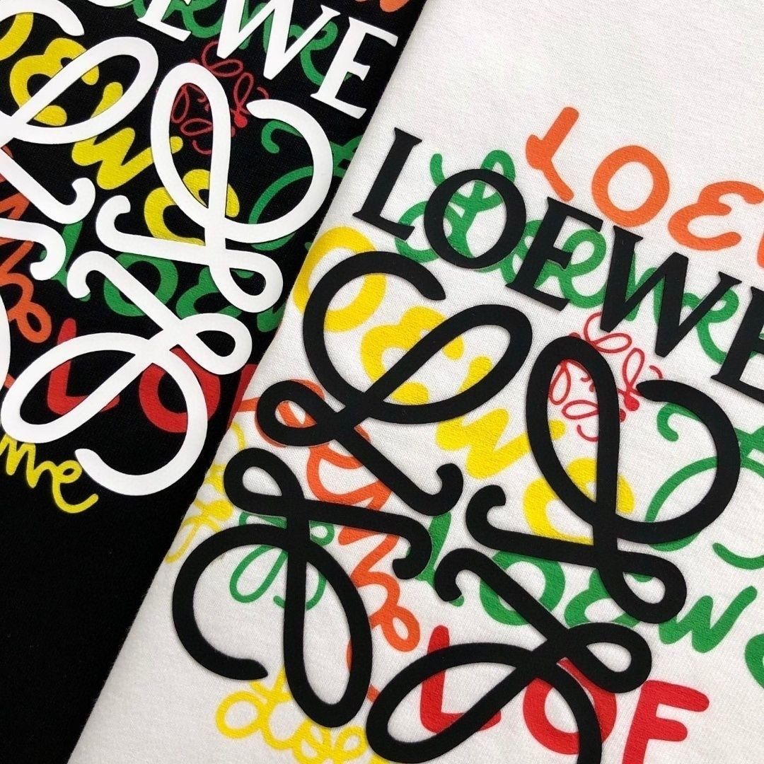 T-shirt Multicolor Logo Cluster -  Black