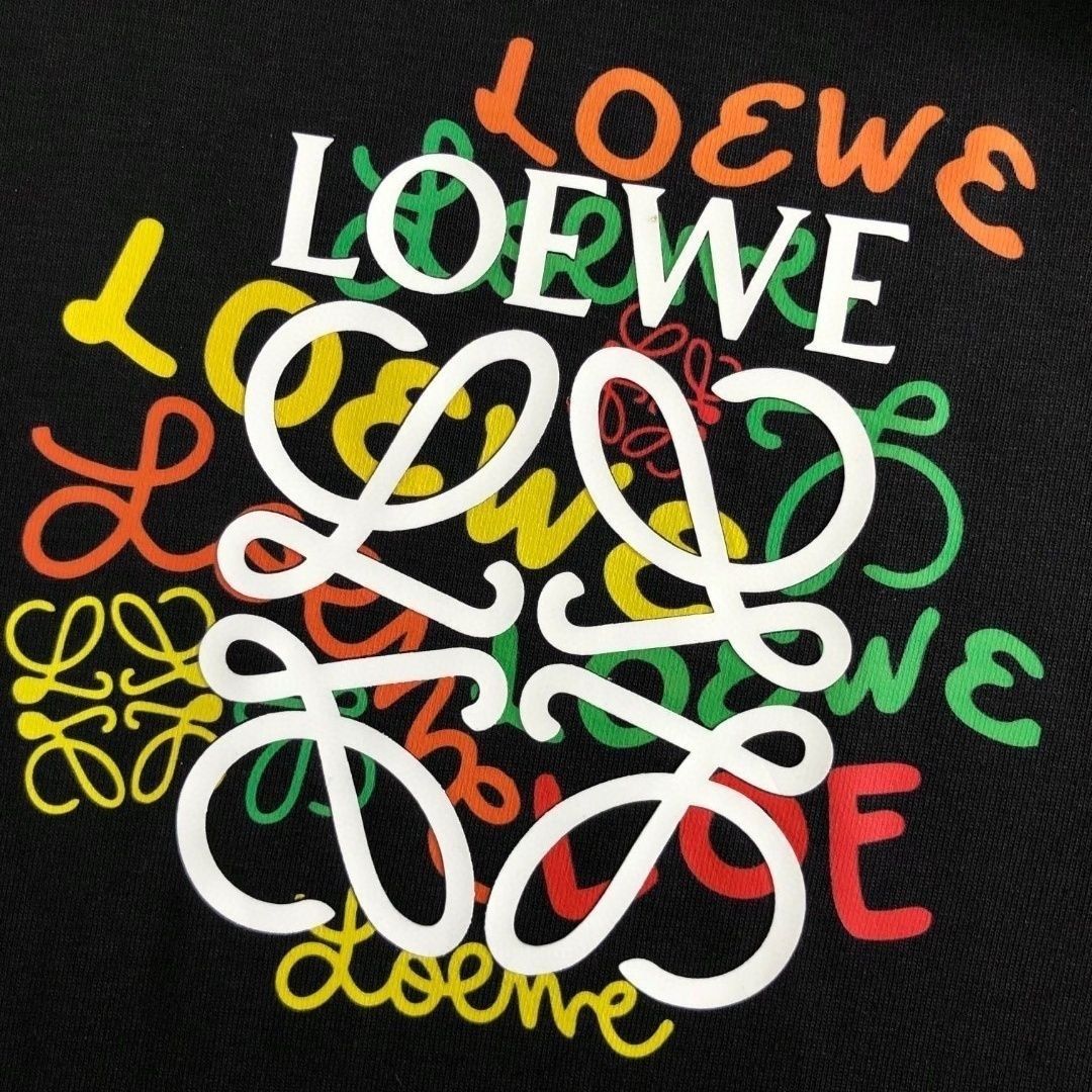 T-shirt Multicolor Logo Cluster -  Black
